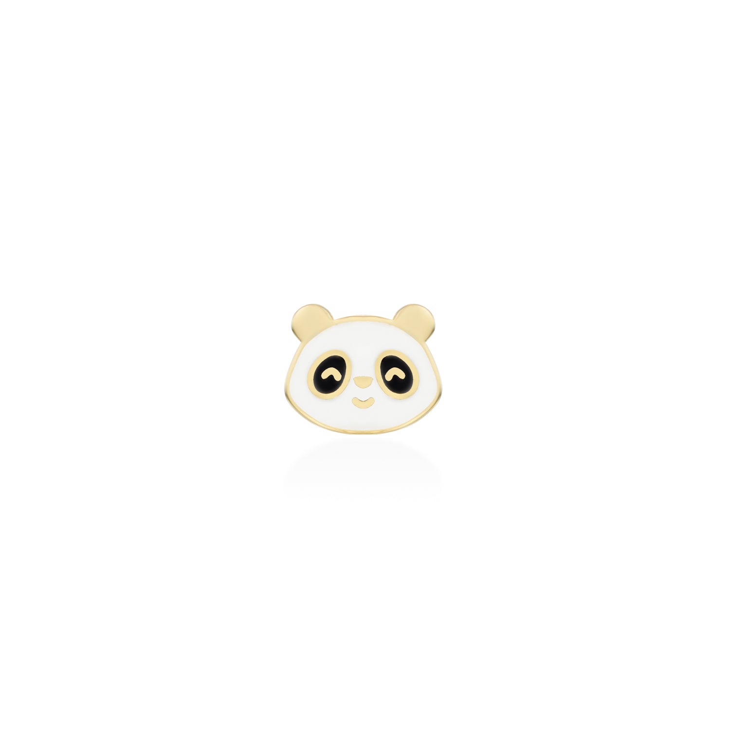 Panda Gold Earring