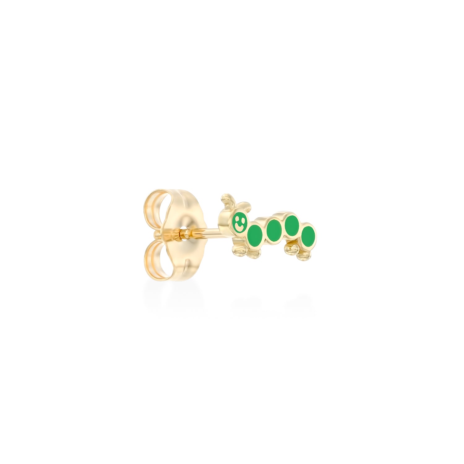 Caterpillar Gold Earring