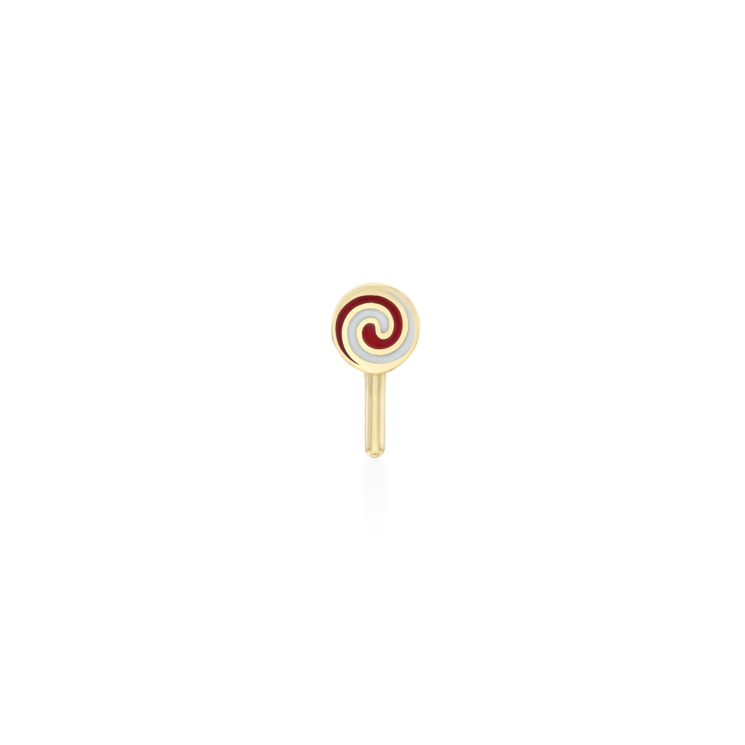 Lollipop Gold Earring