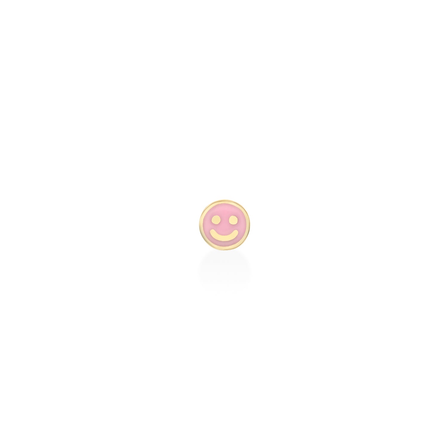 Smiley Gold Earring