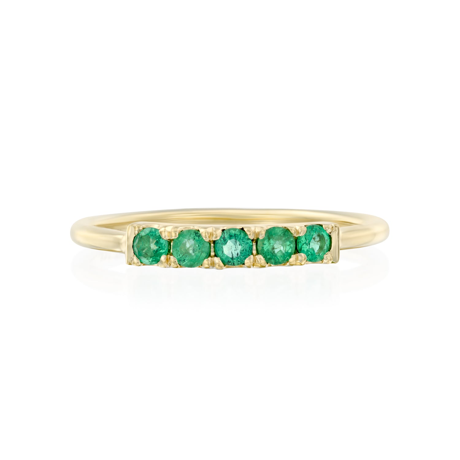 Candy Gold Ring With Emerald