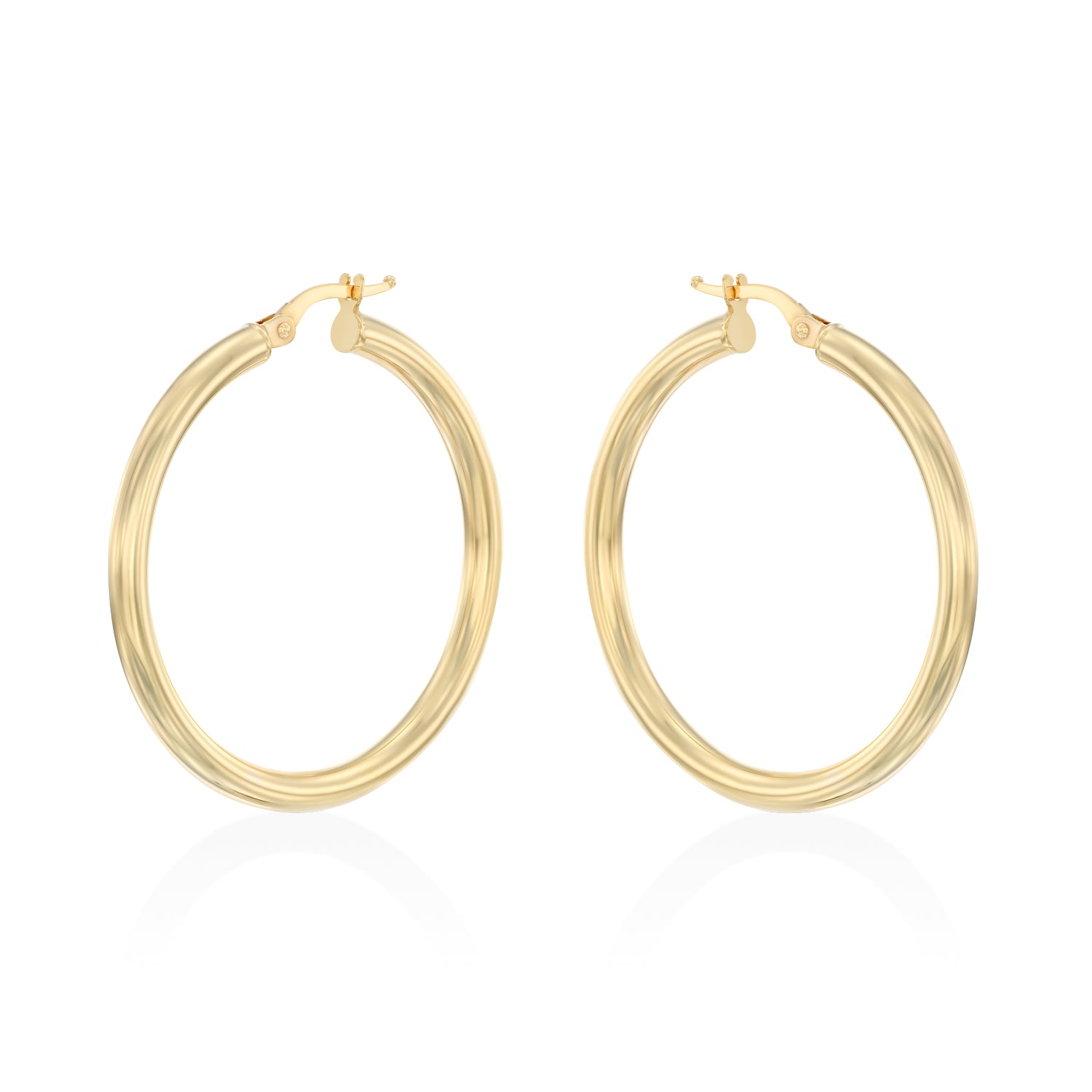 Brandy Gold Hoop Earring 35 mm