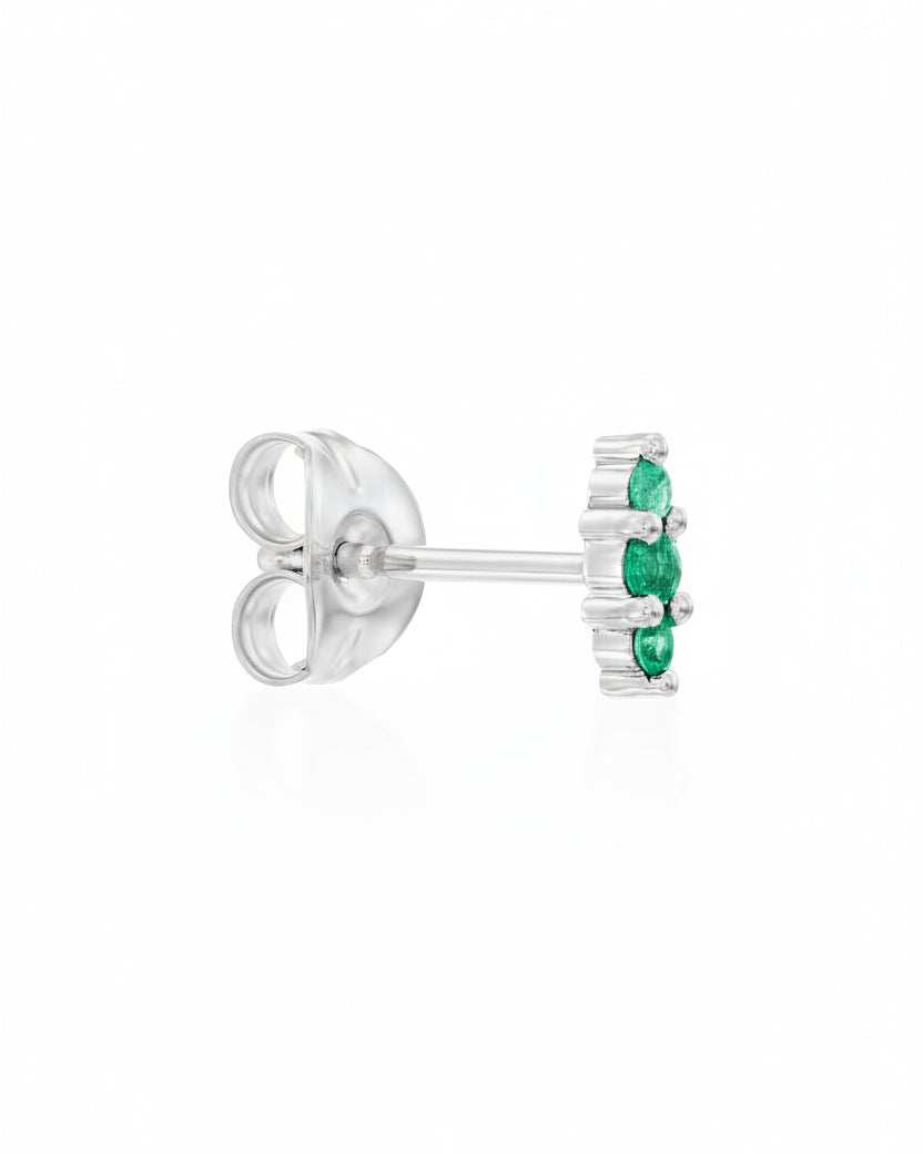 Mini Audrey Earring Emerald