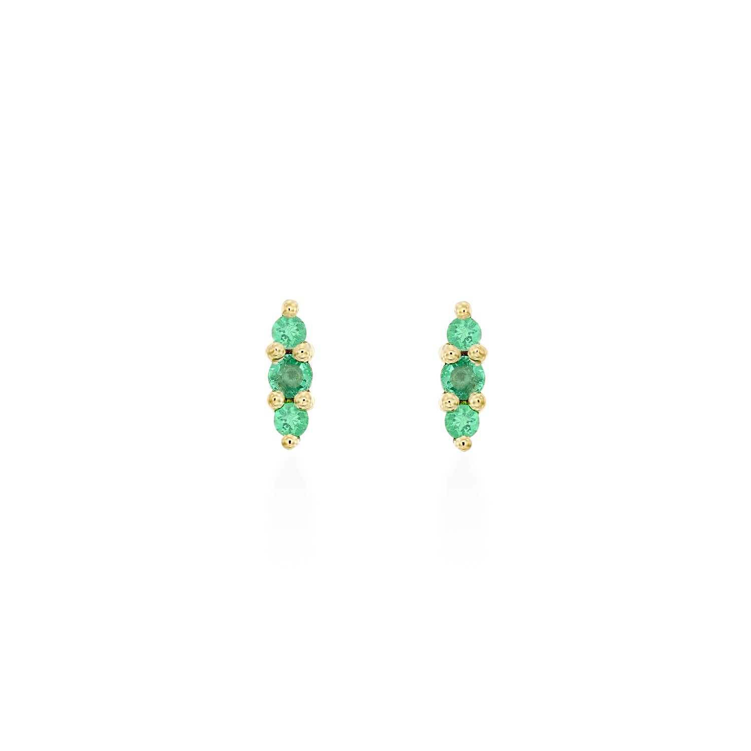 Mini Audrey Earring Emerald