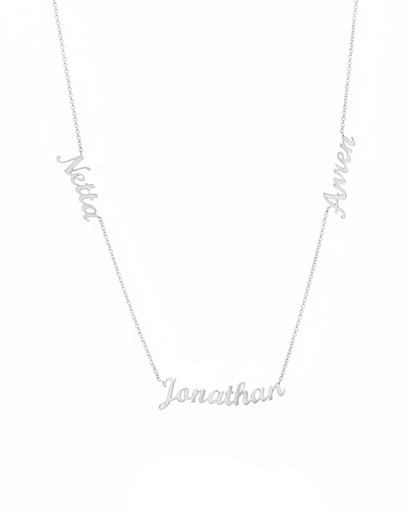 3 Names necklace