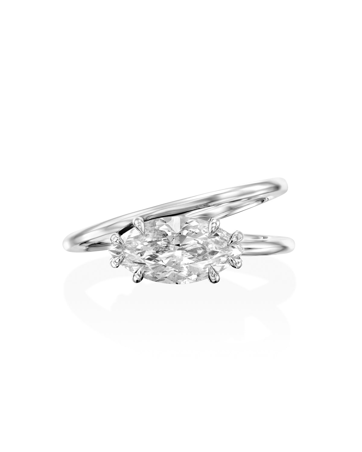 Alberta ring With Marquise White Diamond