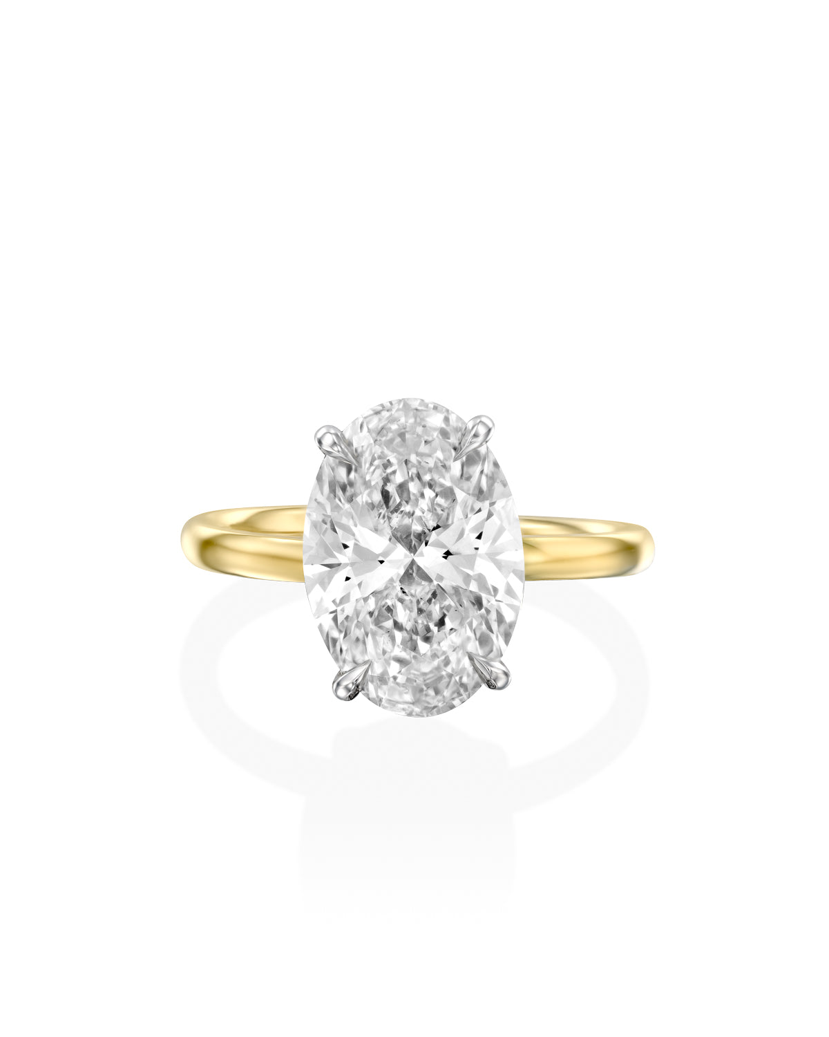 Becka ring With Lab White Diamond