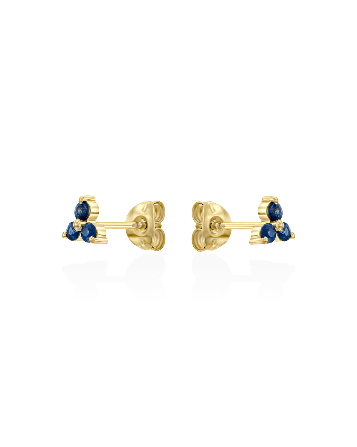 Mini Grace Piercing Earring With sapphire