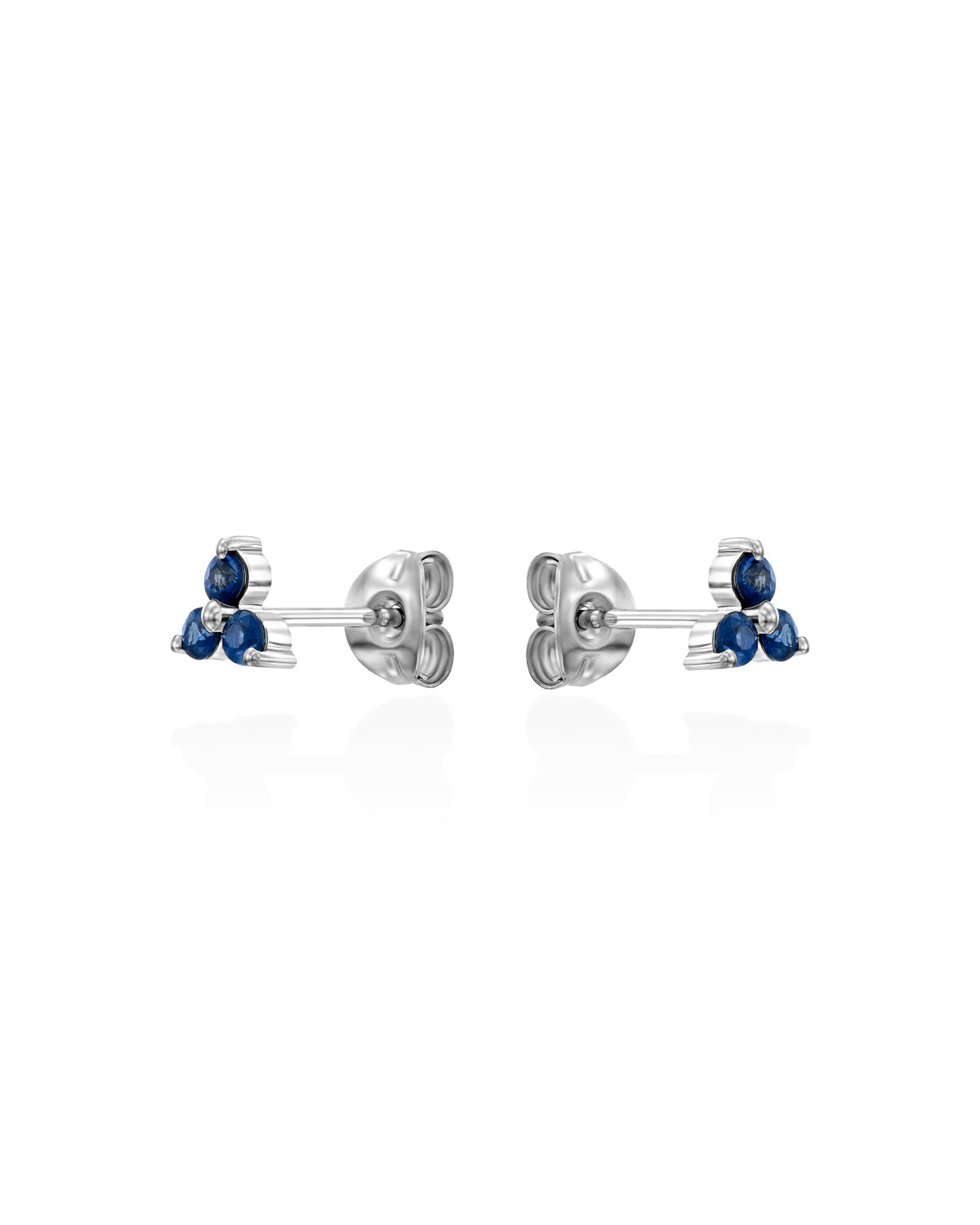 Mini Grace Piercing Earring With sapphire