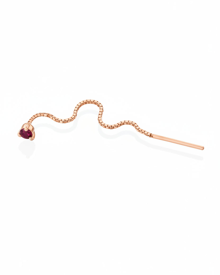Noni Earring With Ruby