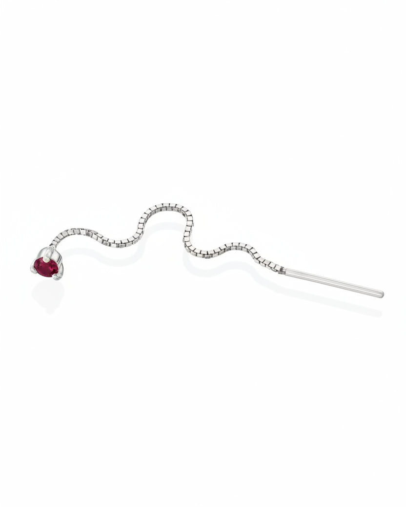 Noni Earring With Ruby