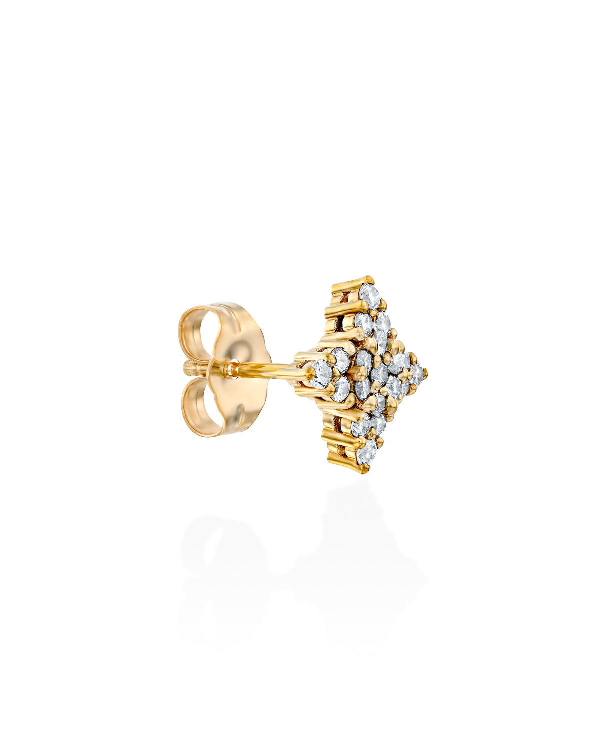 Uranus Earring With White Diamonds