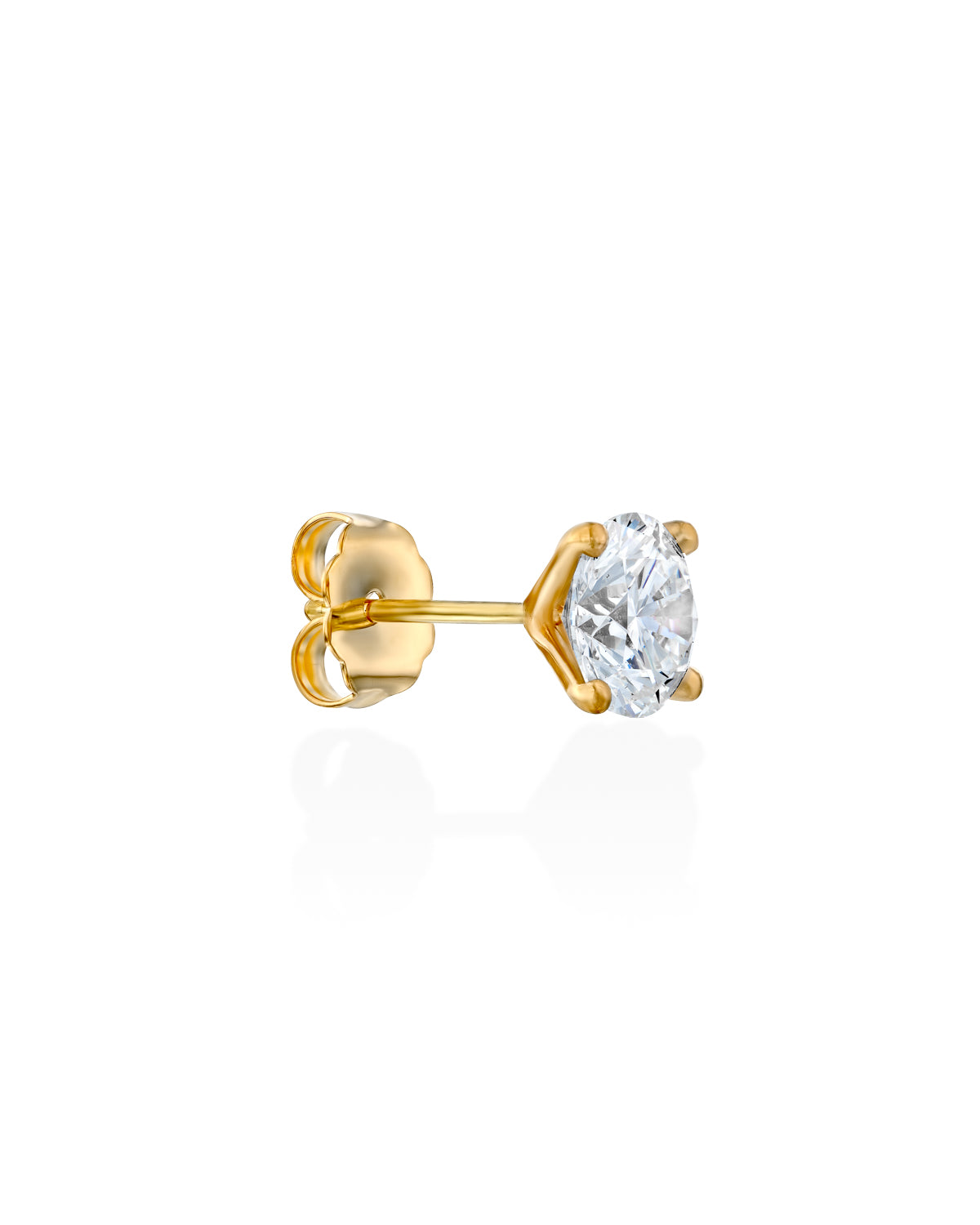 Martina Gold Earring 1ct lab Diamond
