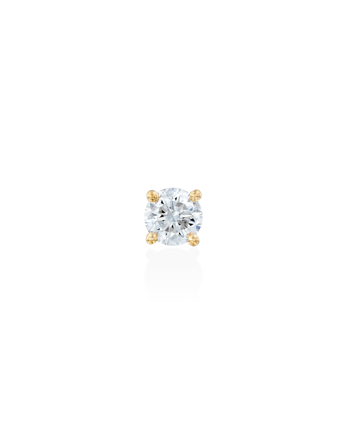 Martina Gold Earring 5mm lab Diamond