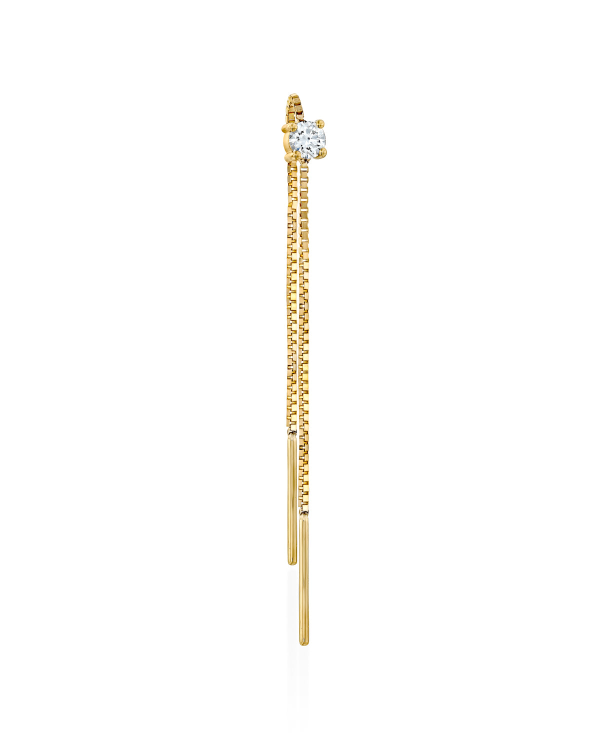 Nina Earring White Diamond 3 mm