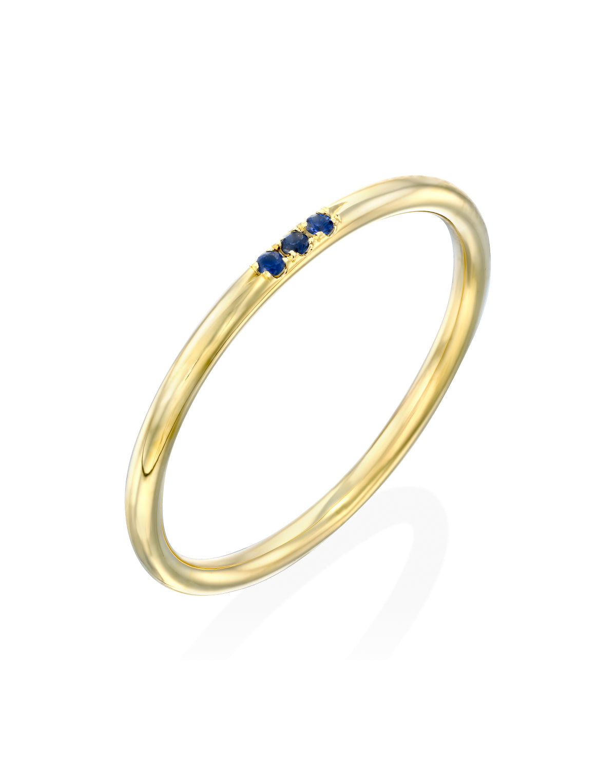 Kelly Ring With 3 sapphires