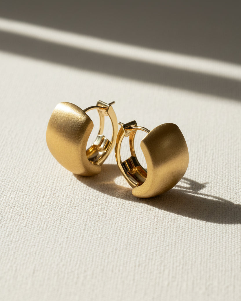Jenny gold hoop earrings