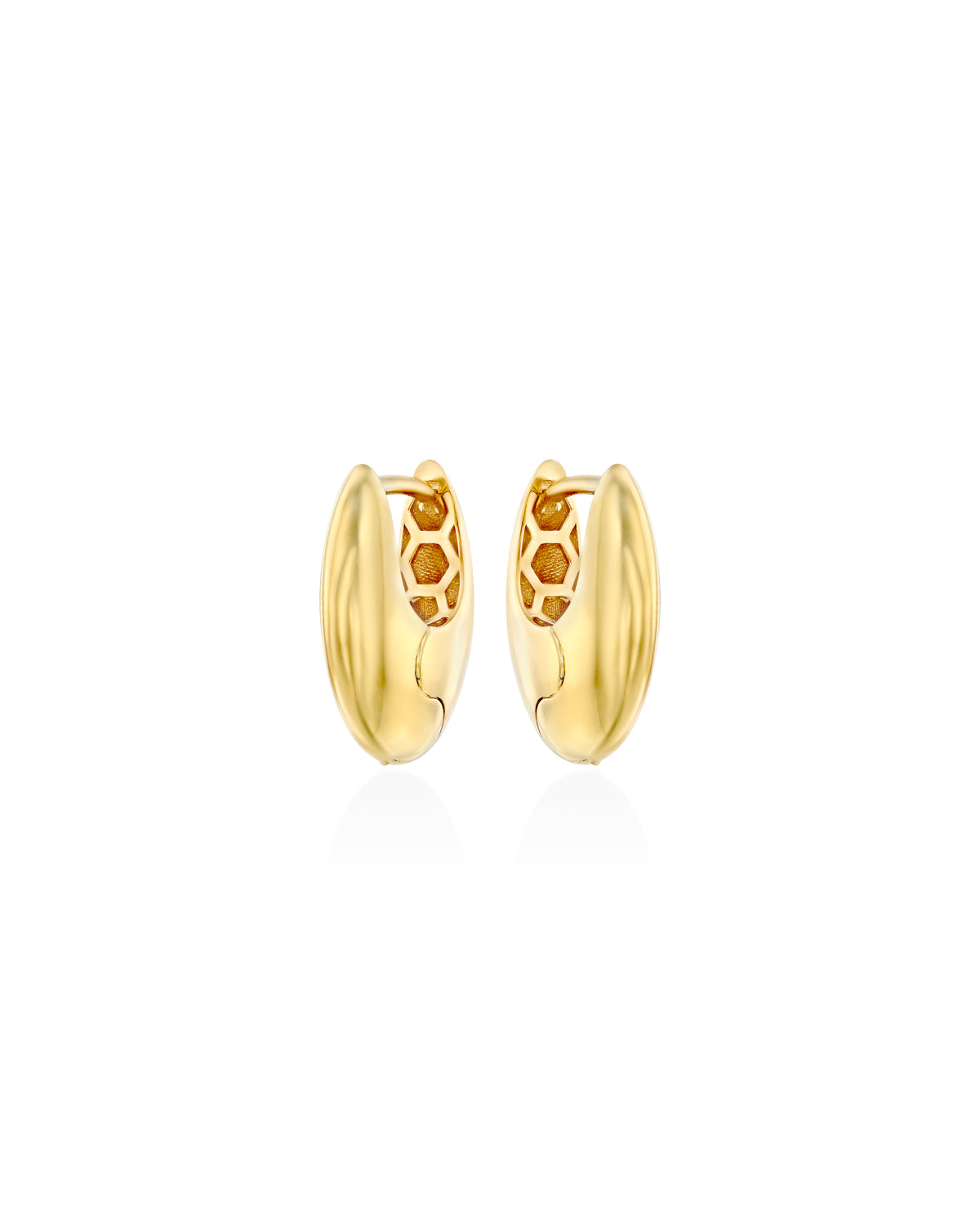 Annie gold hoop earrings