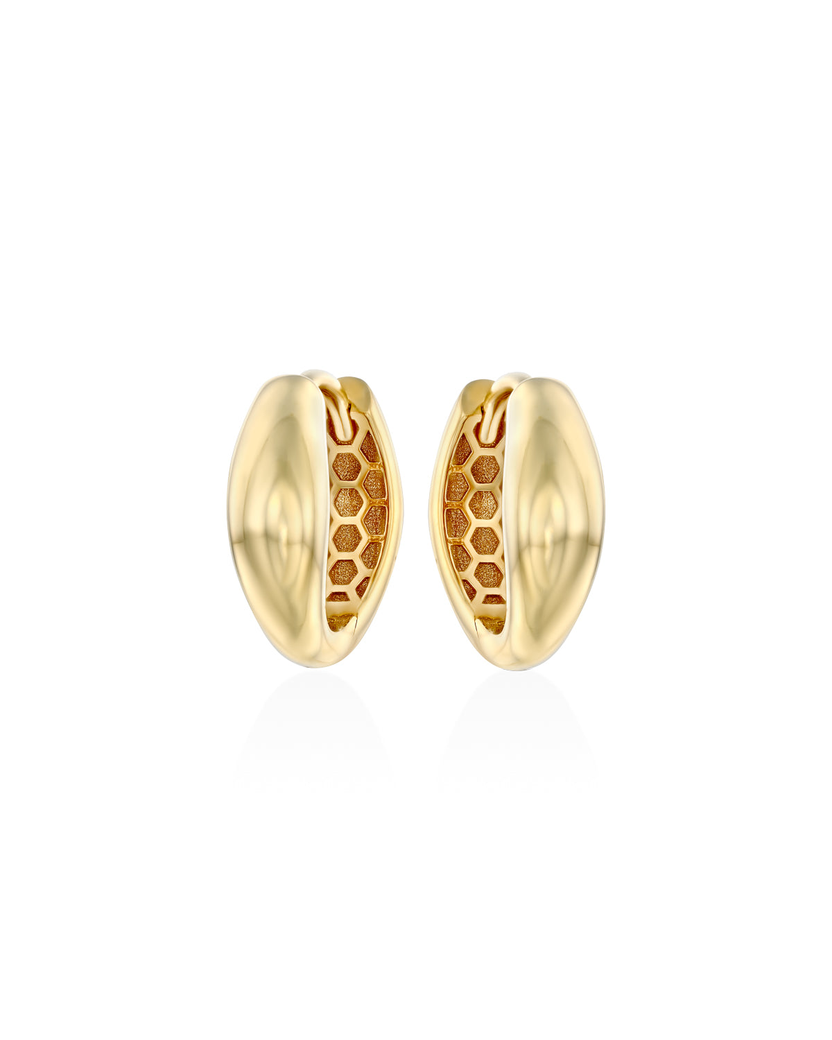 Denis Gold Hoop Earrings