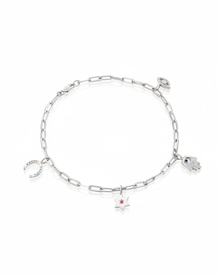 Aline Staples Charms Bracelet