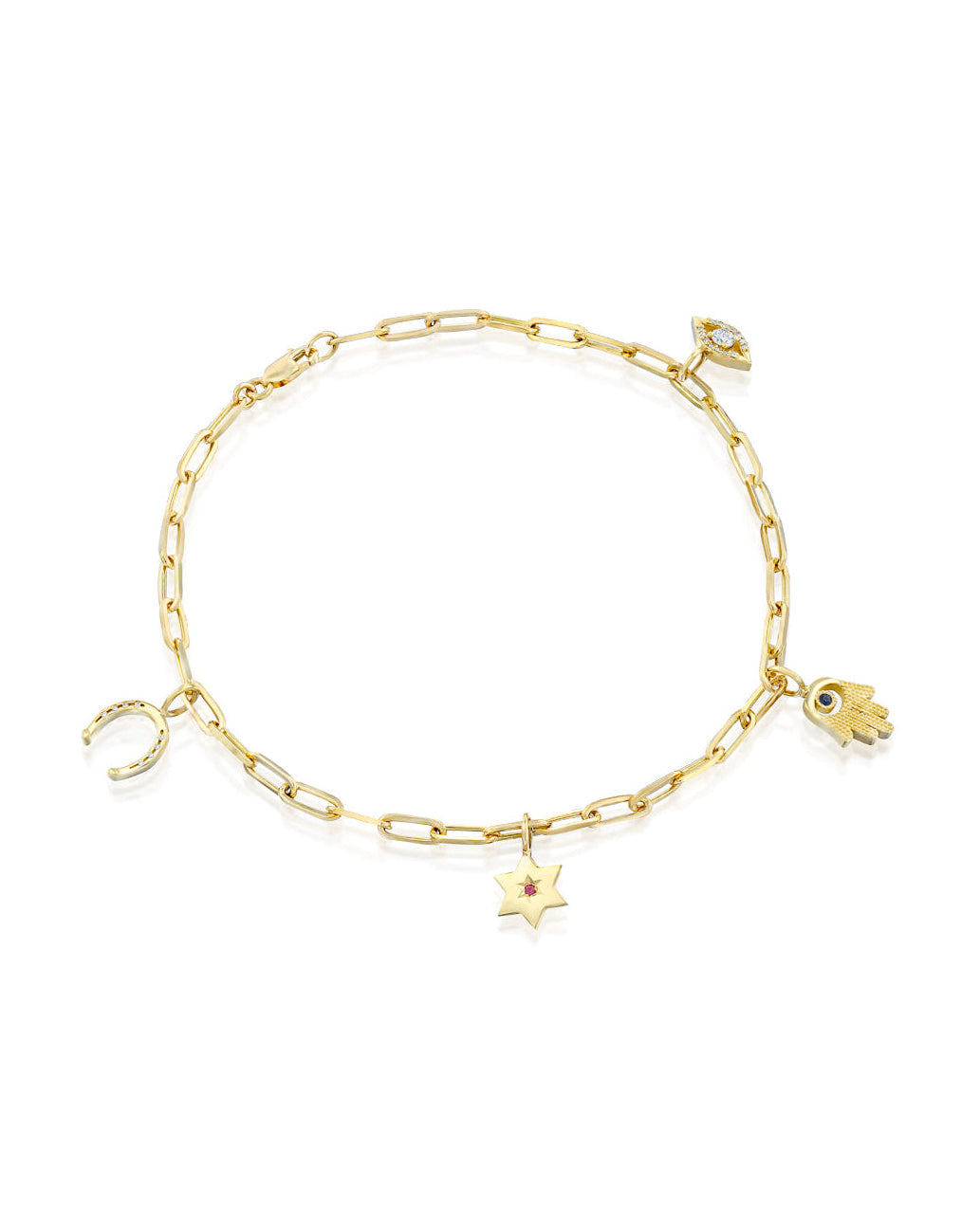 Aline Staples Charms Bracelet