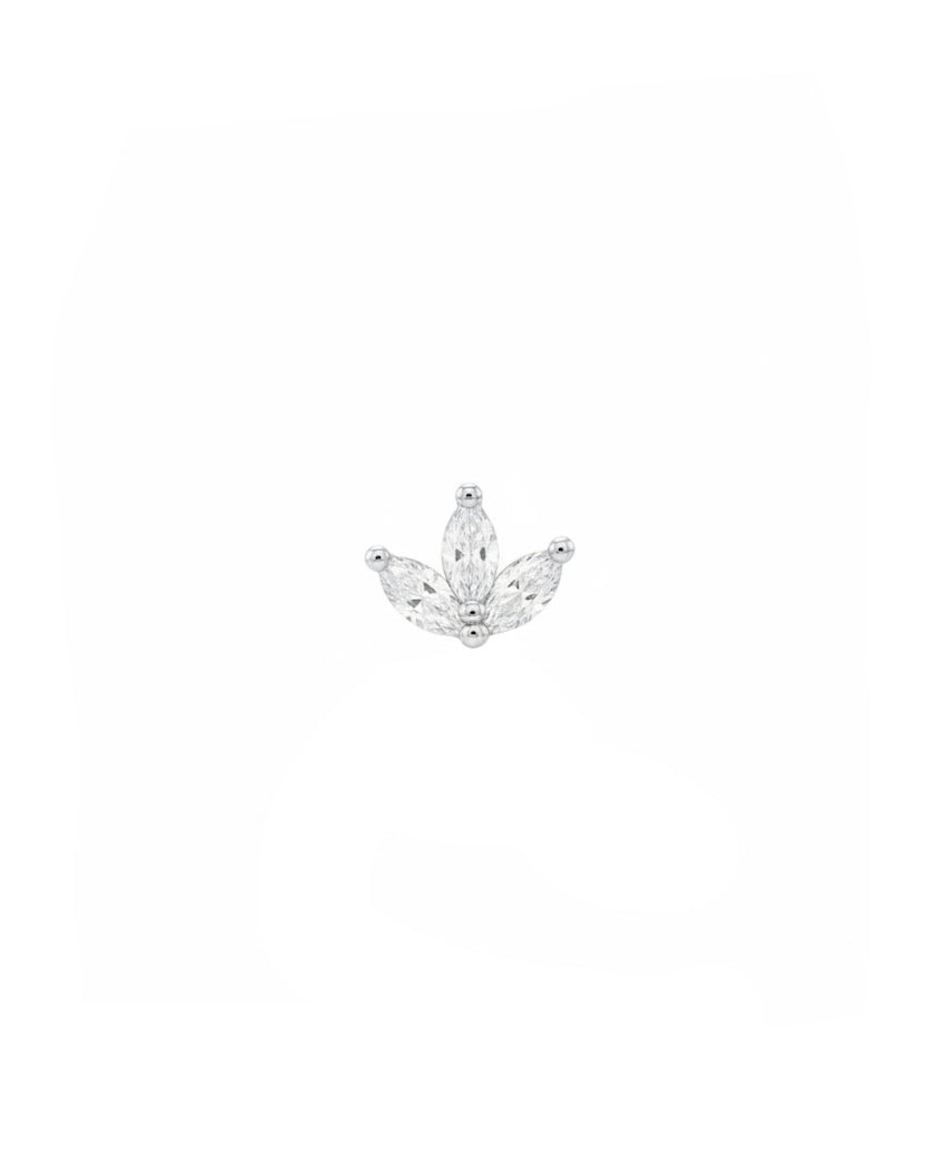 Mini Francoise Earring White Diamonds