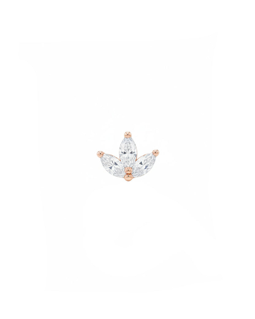 Mini Francoise Earring White Diamonds