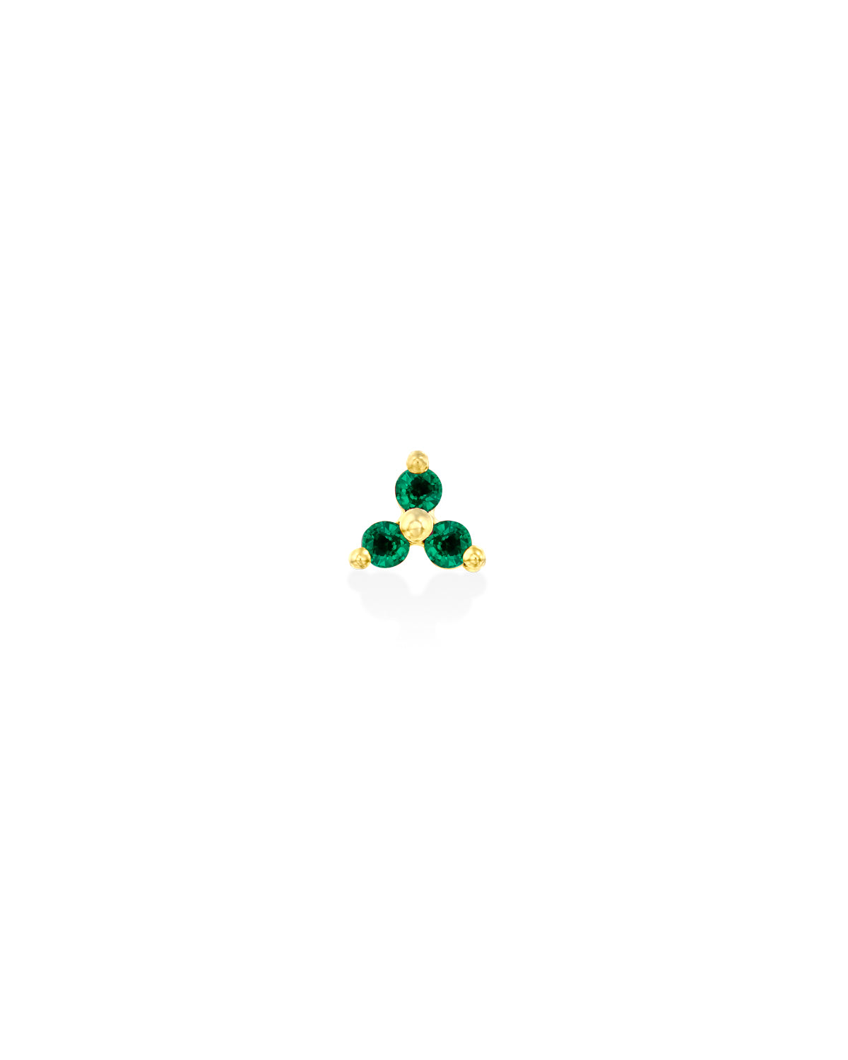 Mini Grace Earring With Emerald