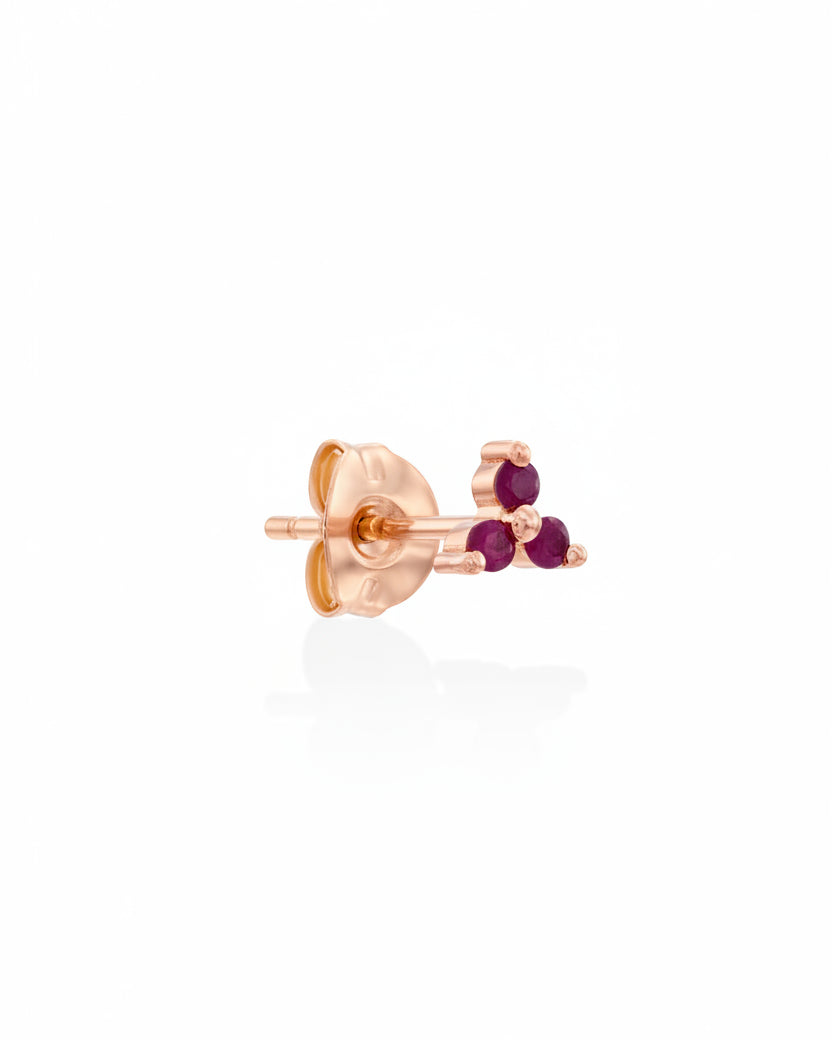 Mini Grace Earring With Ruby