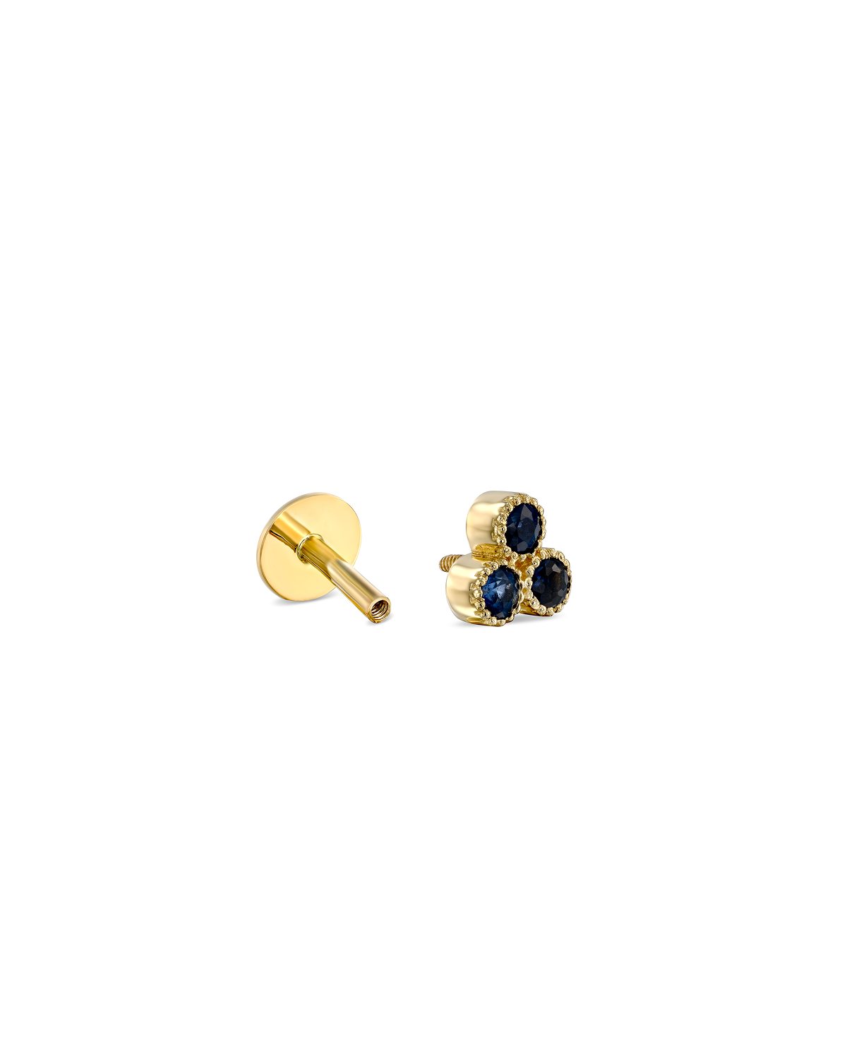 Henrietta Piercing Earring With Sapphires