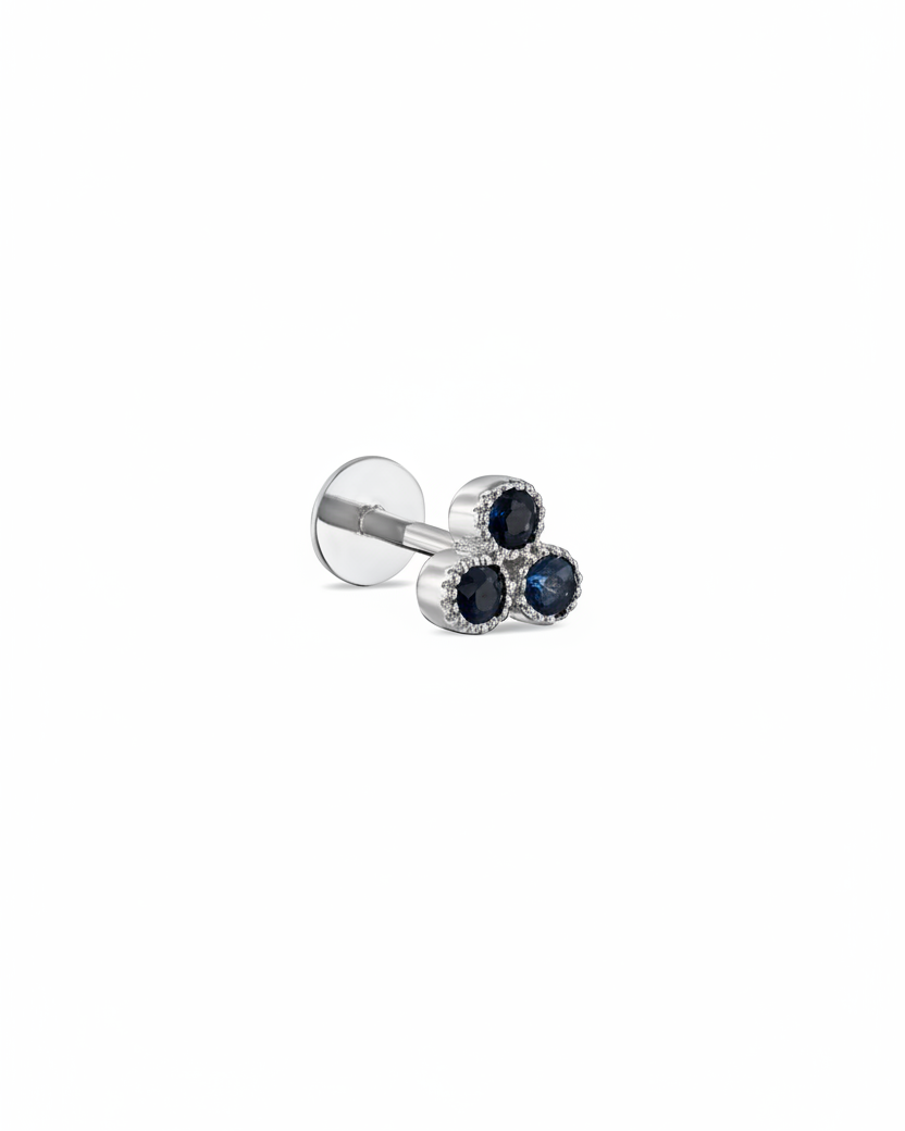Henrietta Piercing Earring With Sapphires