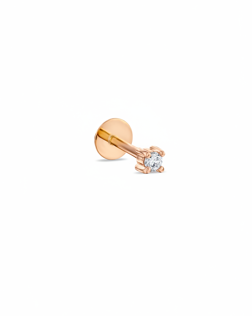 Martina Piercing Earring White Diamond
