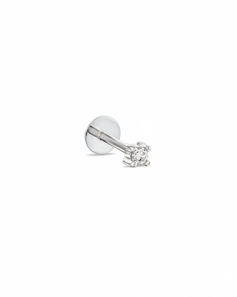Martina Piercing Earring White Diamond