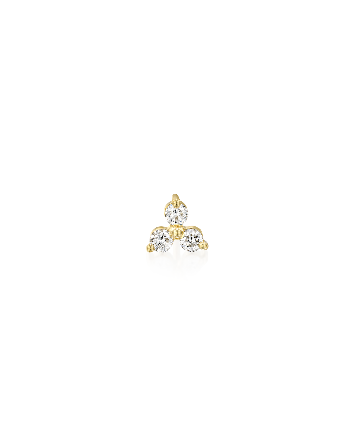 Mini Grace Earring With White Diamonds