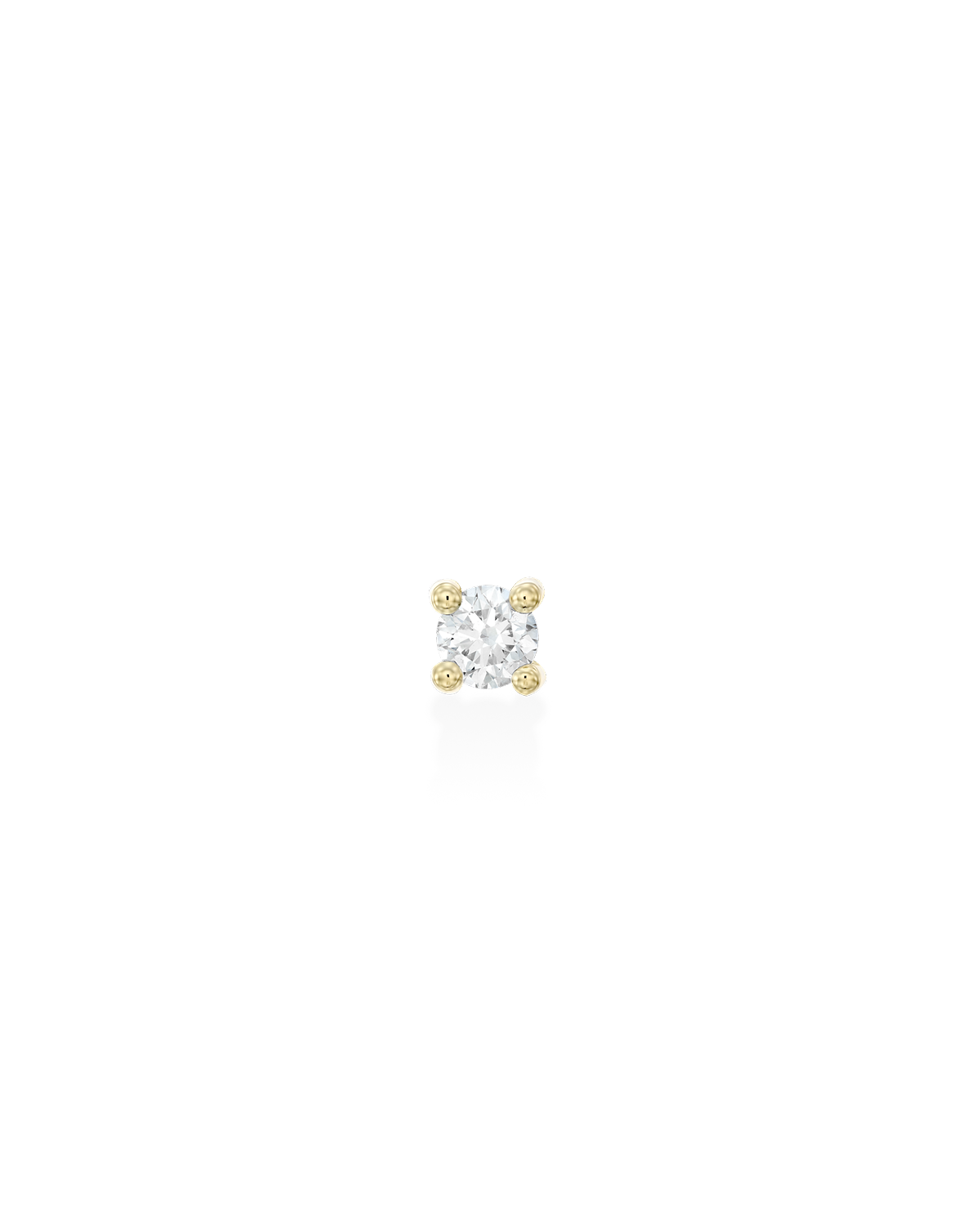 Martina Piercing Earring 3mm white diamond