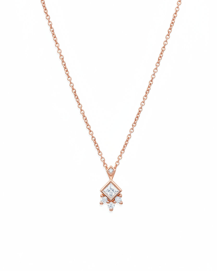 Veronica Necklace With Diamonds