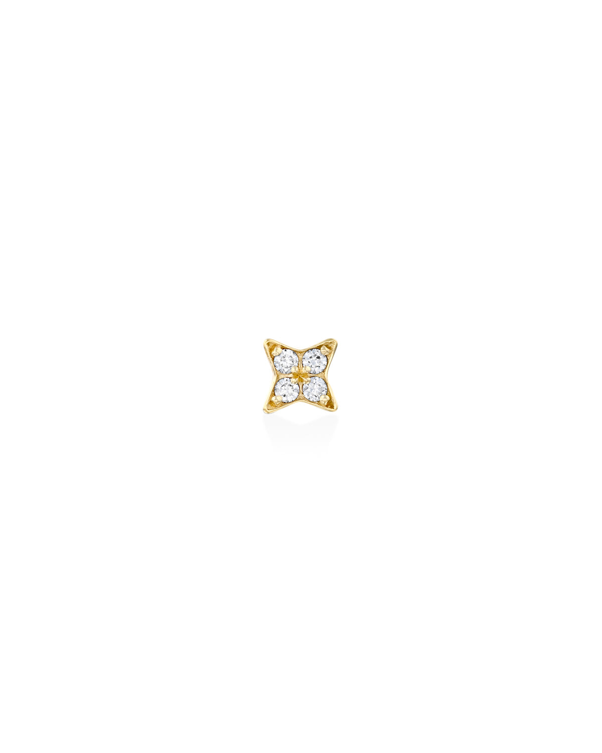 Venus Earring With White Diamonds