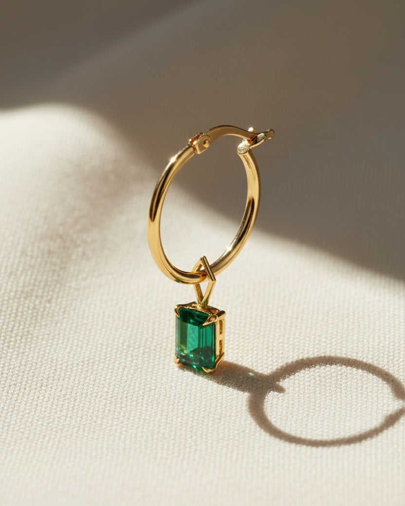 Padme charm emerald