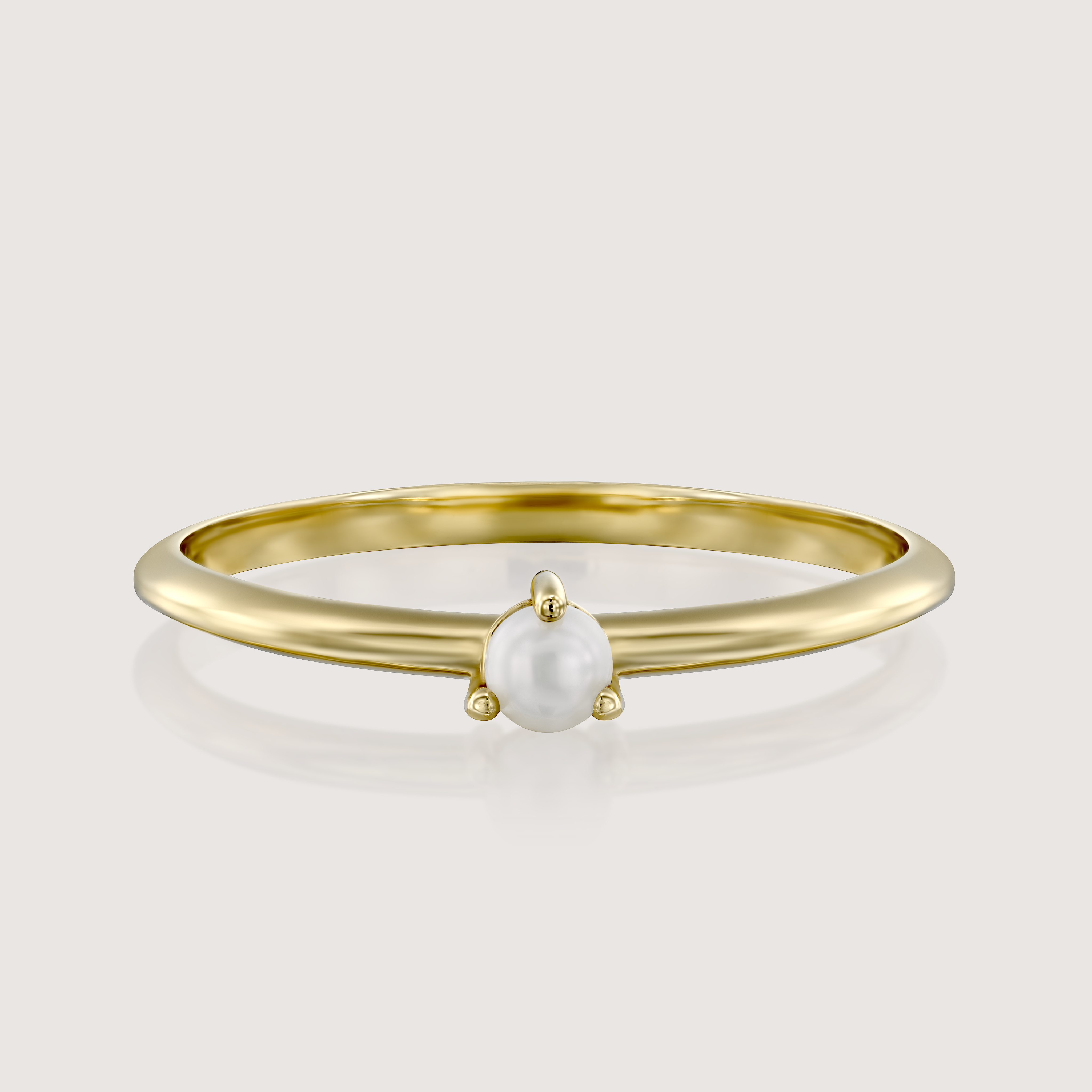Kahlo Ring With Pearl