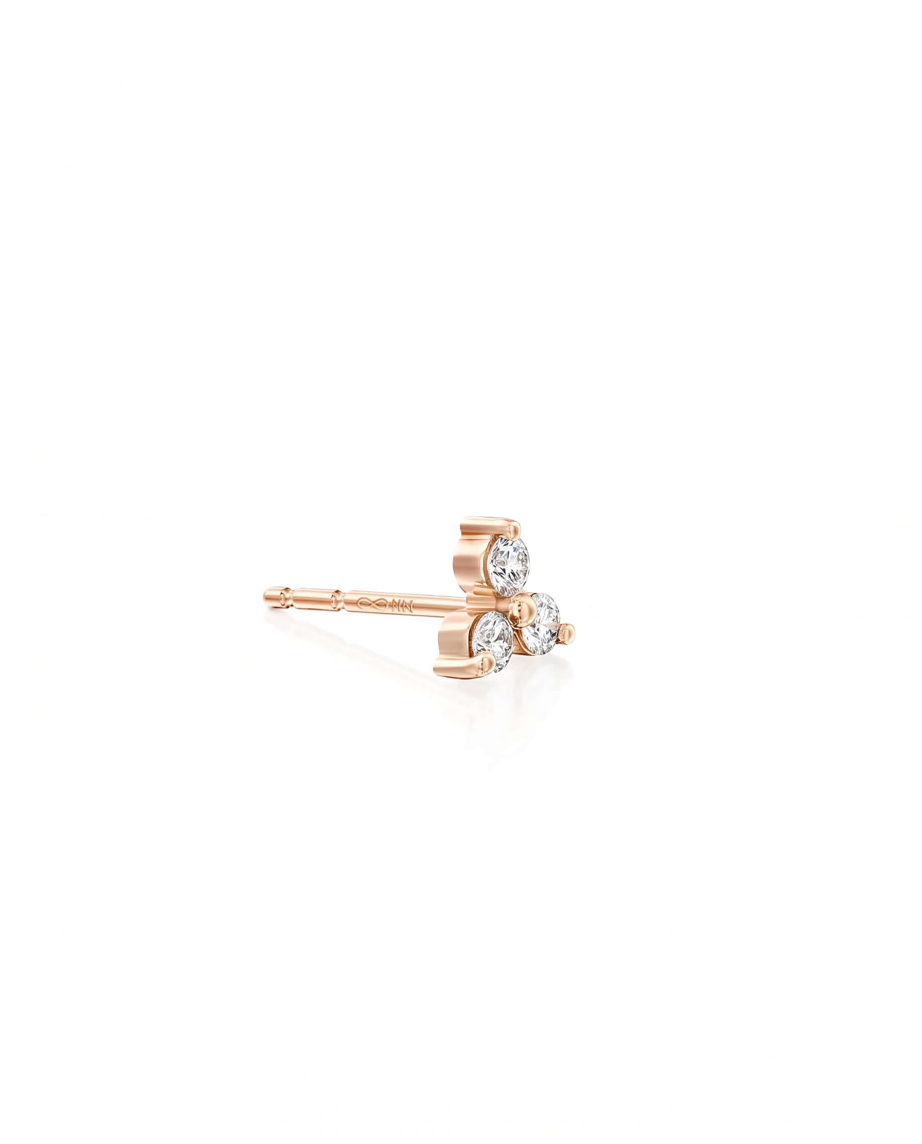 Mini Grace Earring With White Diamonds