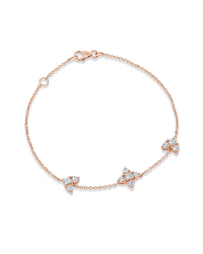 Judith Gold Bracelet White Diamonds