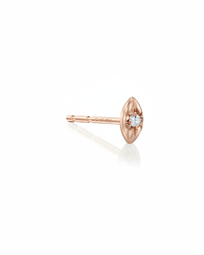 Agatha Earring With white Diamonds