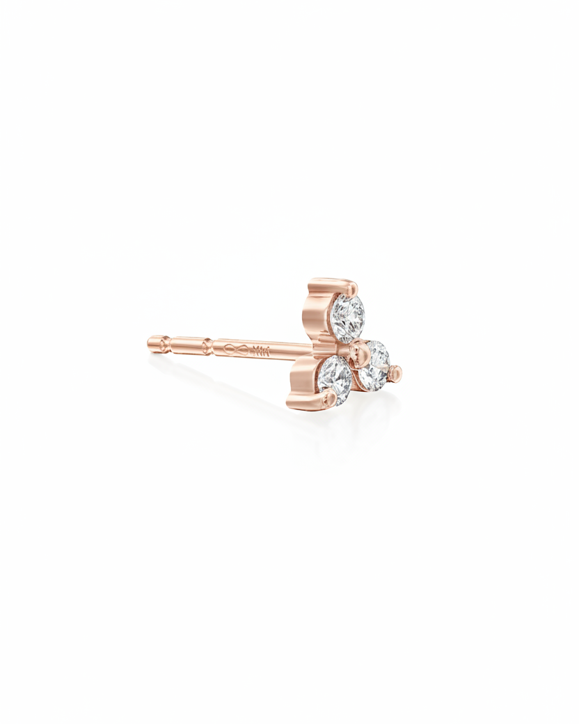 Grace Earring With White Diamonds