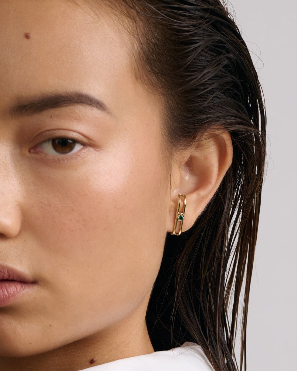 Earring 10 - Emerald