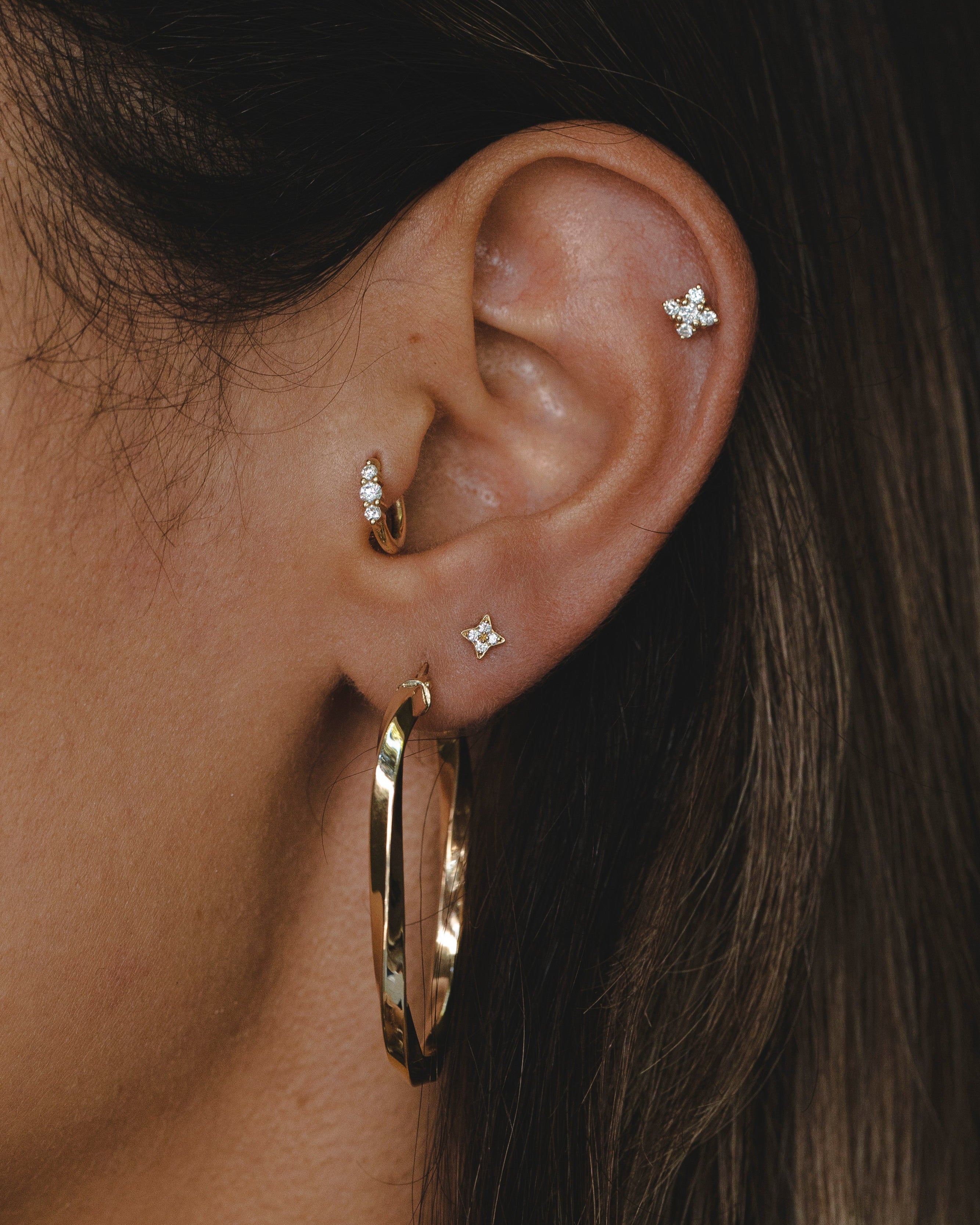 Betty Gold Hoop Earrings