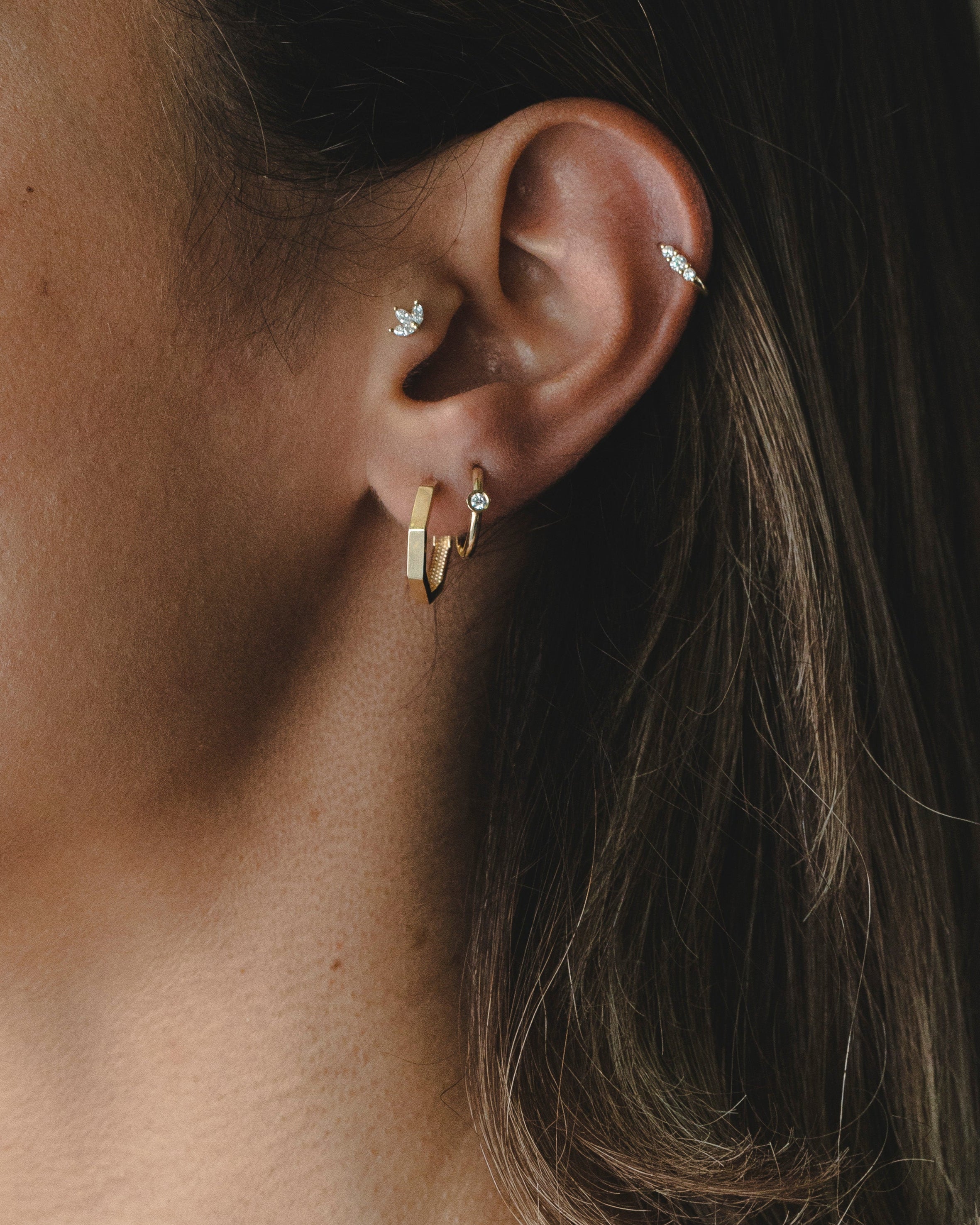 Marta Gold Hoop Earrings