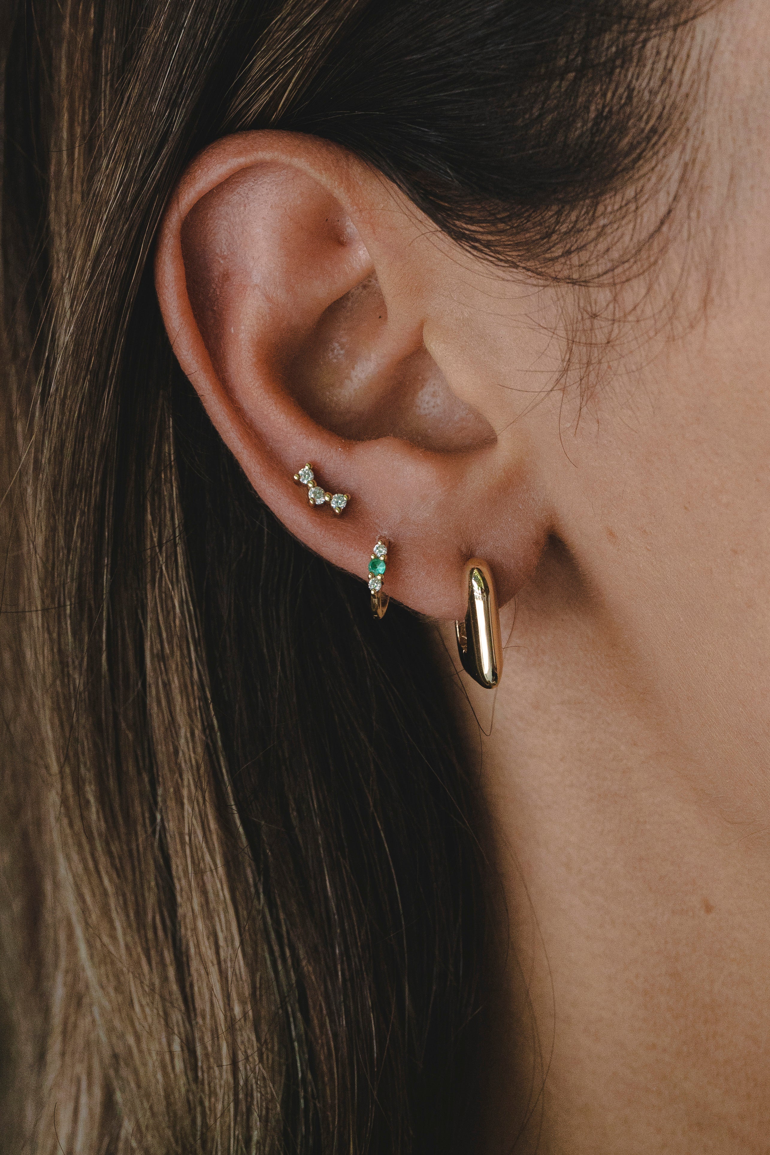Mandy Gold Hoop Earrings