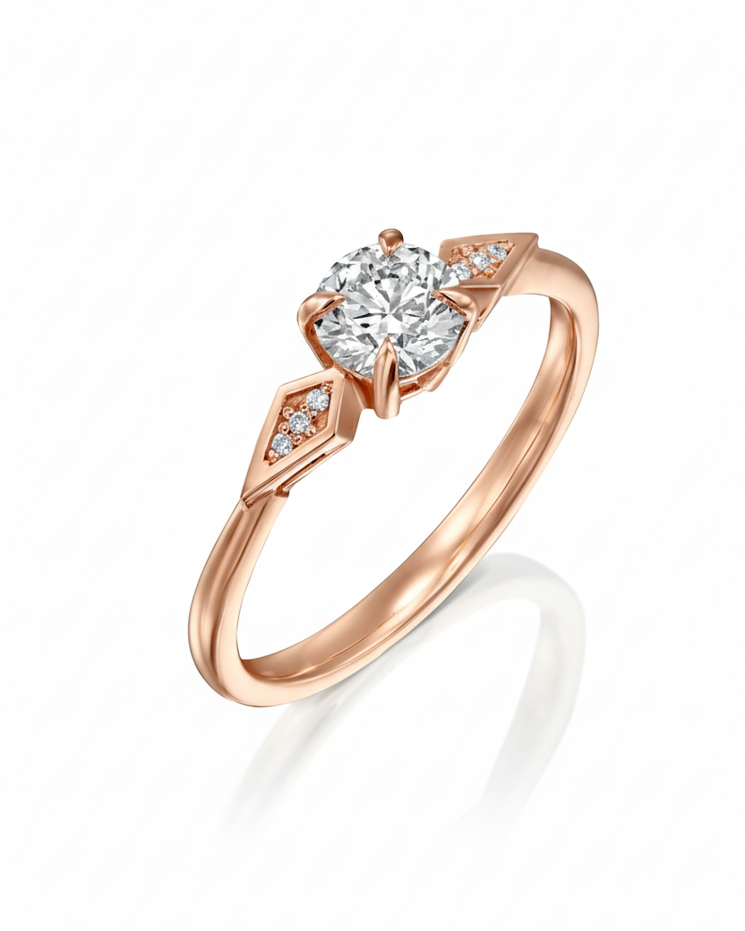 Emily Ring White Diamonds - 5mm