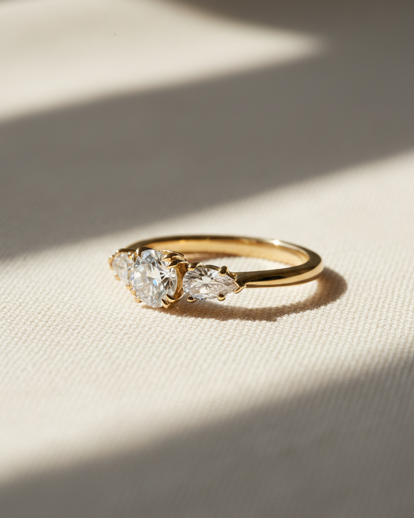 The Emma Ring White diamonds 5mm