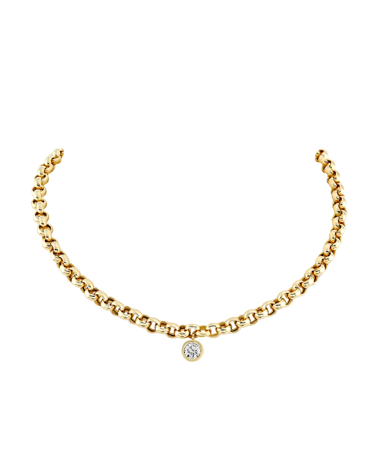 Dolly gold necklace diamond